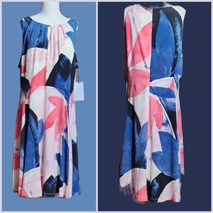 IVANKA Trump Geometric Design Sheath Dress